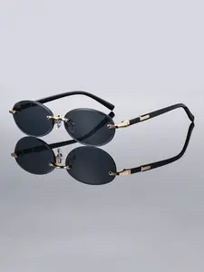 Unisex Frameless Trendy Fashion Glasses, Perfect for Parties and Gifts, Ideal Choice for Style Lovers, Men and Women, Trending Glasses, Trendy Shades, Stylish Glasses