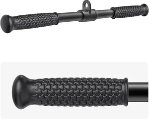 Triceps LAT Pulldown Attachments  Gym Workout Accessories with Non-Slip Soft Rubber Grip  Machine Attachments Triceps Rope Double D Row Handle Pull Down Bar Straight Bar Exercise