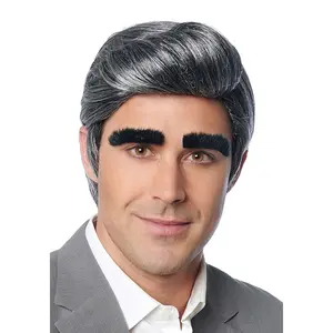 Johnny Men's Wig and Eyebrows