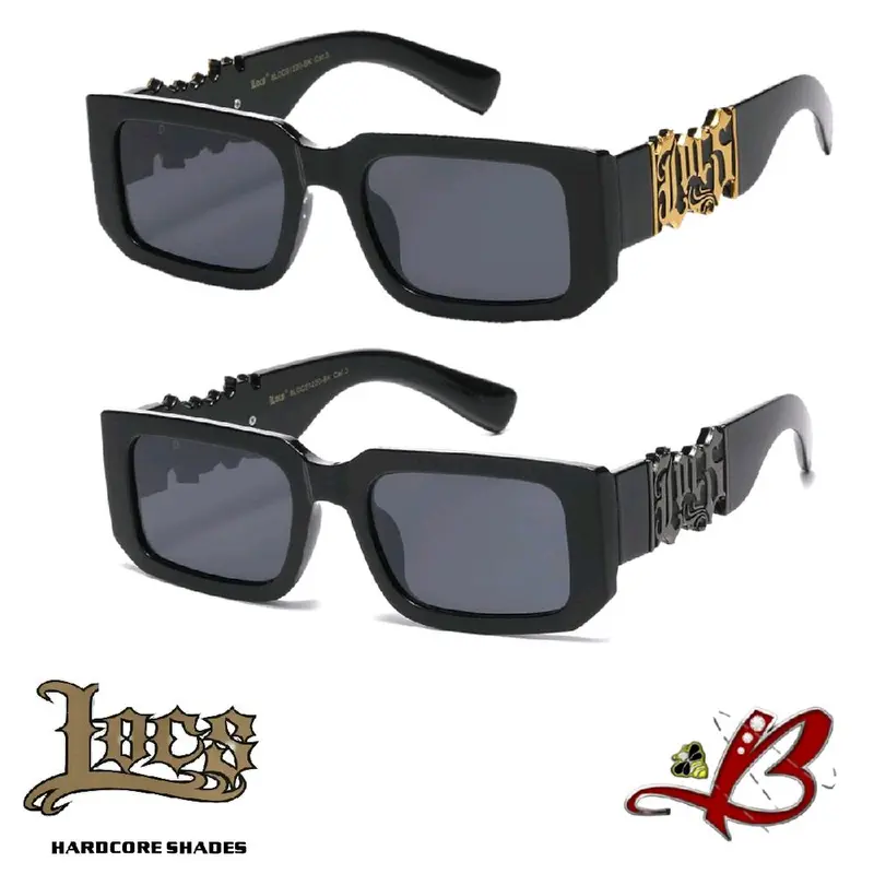 LOCS White Glossy Slim Fit Old School Classic OG Gangster Cholo