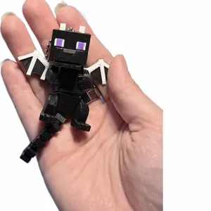 Flexi Ender Dragon 3D Printed Figurine | Flexi dragon | 3D Printed Gift 3D Printed Statues And Figurines | Minecraft Home Decor