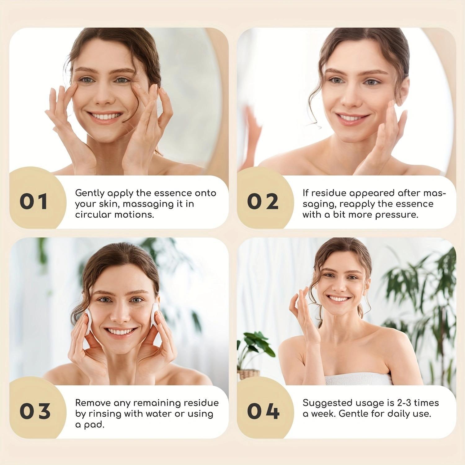 Jungshea Bean Essence: Gentle exfoliation ,Anti-Aging & Skin Glow Serum,Hydrate, Brighten & Revitalize Your Skin! Skincare