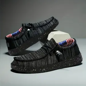 Men's Shoe Men's Loafer Shoes With Decorative Shoelaces, Comfy Non-slip Slip On Breathable Shoes Sneakers, Spring And Summer