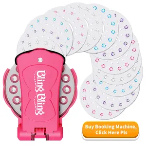 12 Rolls Shiny Diamond Jewel Refill Set – Kids DIY bling rhinestone sticker toy for girls, hair bedazzler refill, creative handbag, shoes, and accessories decoration craft kit