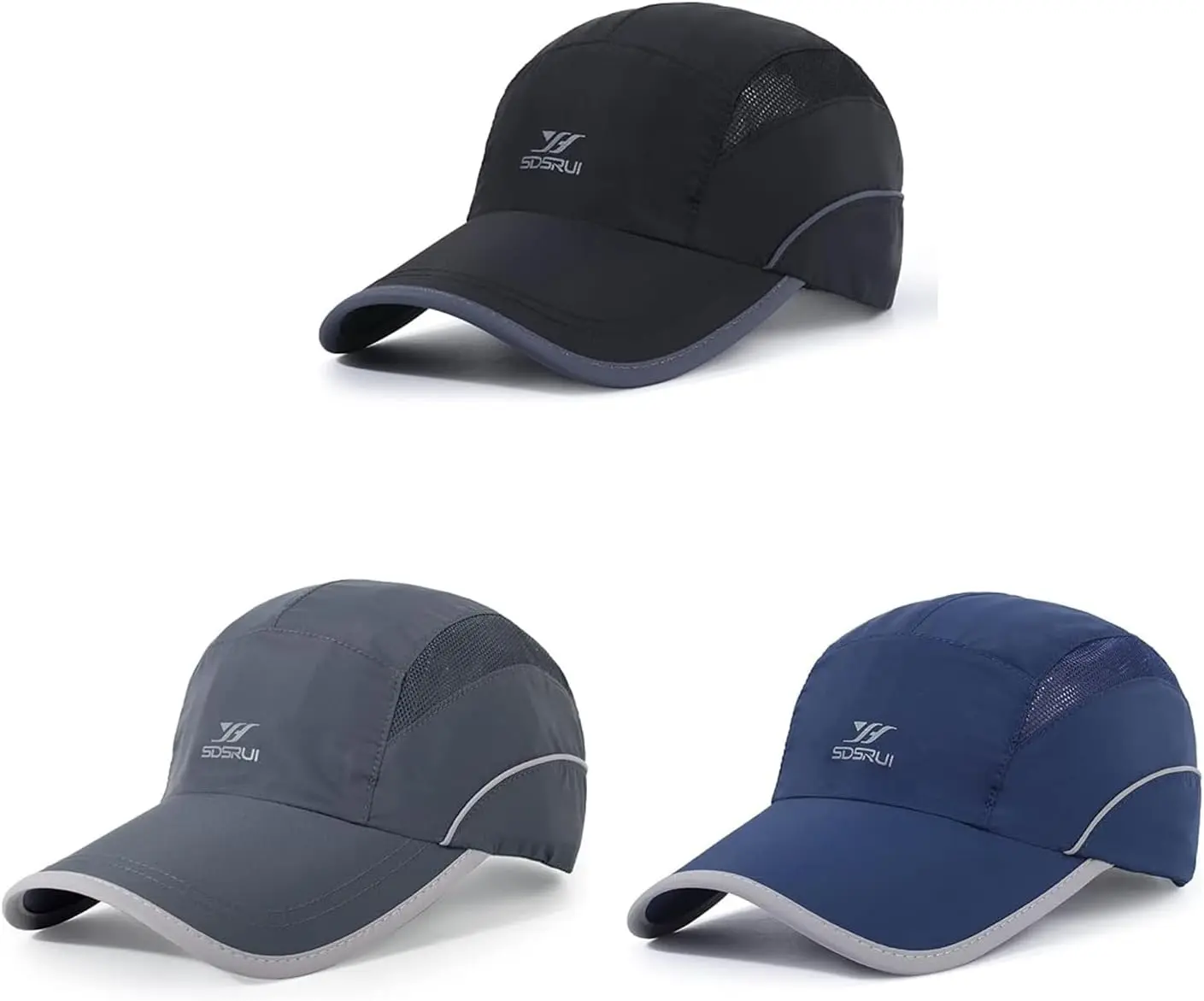 Running Hat Mesh  Cap Lightweight Quick Drying Runner Cap for Men Women