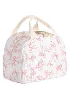 Butterfly Pattern Insulated, Reusable Non-Food Contact Lunch Box with Zipper, Portable Lunch Bag, Perfect for Travel Picnic Office School Commuting