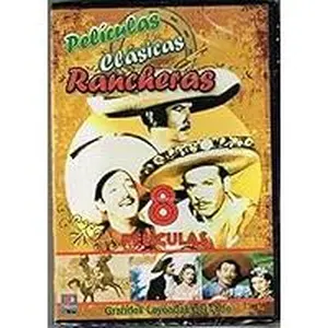 USED-PELICULAS CLASICAS RANCHERAS [8 PELICULAS] UN RINCON CERCA DEL CIELO/EL JUSTICIERO VENGADOR/EL HIJO PRODIGO/CAMINO DE SACRAMENTO/DONA DIABLA/ESCUELA DE RATEROS/MACLOVIA/MI PAPA TUVO LA CULPA. (DVD)