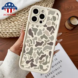 Compatible for iPhone11/12/13/14/15/16/promax/x/xs/xr/xsmax Case camouflage Soft TPU Shockproof Protective CASE