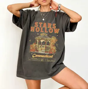 Comfort Colors Stars Hollow Connecticut TShirt, Gilmore Girls Fan Tee, Small Town Fall Shirt, Gilmore Girls Merch, Pumpkin Season Shirt, TV Show Gift