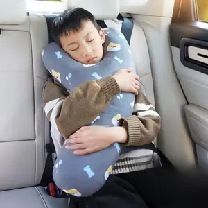 Children's Car Sleep Headrest Cartoon Car Rear Seat Protection Headrest Adult Car Seat Belt Y-shaped Pillow Car Seat Pillow