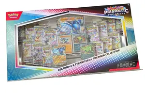 Prismatic Evolutions Lucario ex & Tyranitar ex Premium Collection (Sam's Club)