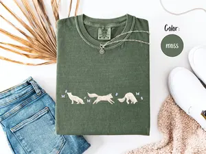 Onyx Snow Fox Quicksliver Comfort Colors® Tee, Fantasy Bookful Merch, Romantasy Gift, Brimstone, Saeris Fane Callie Hart Merch, Kingfisher