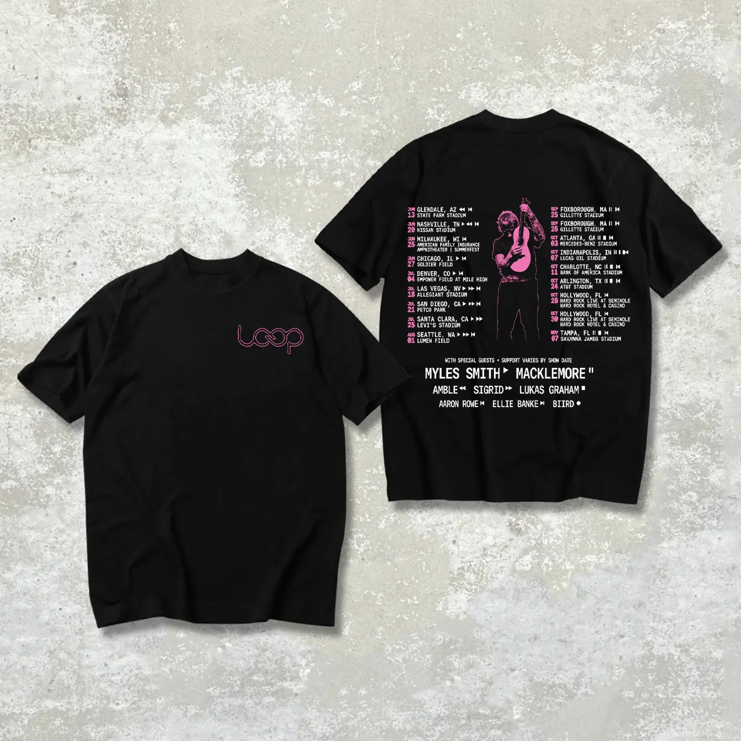 Ed "The Loop" Tour Tee #3, Sheeran 2026 New Album Music T-shirt, Loop Tour Merch, Unisex Y2K Cotton Tee, R&B Music Top, Graphic Tees, Concert Outfits