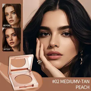Colored Clay CC Undereye Corrector, Concealer Makeup, A Palette For Covering Blemishes, Dark Circles, And Marks - Long-Lasting Hydration And Coverage.Cosmetic Valentine'S Day Gifts For Girls