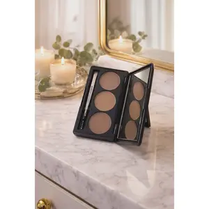 Divine Pure Beauty Eyebrow Kit - Cosmetic Makeup Precision Tool for Achieving a Polished Look
