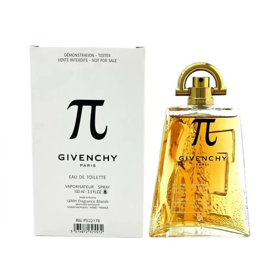 Givenchy PI Eau de Toilette 3.3 oz for Men Tester | Warm Woody Vanilla Cologne | Long-Lasting Designer Fragrance