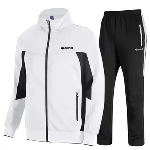 Gopune Men's 2 Piece Sports Sets Athletic Tracksuit Full Zip Warm Jogging Sweat Suits Casual Sweatsuits men's 2 piece set