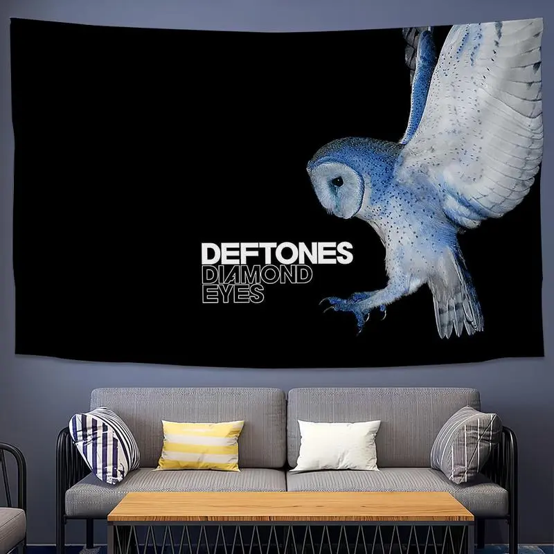 Deftones "Diamond Eyes" Album Art Print Tapestry - Polyester Decorative Lightweight Room Art, Nu Metal Backdrop Banner Tapestry for Bedroom, Music Space Wall Hanging Home Decor