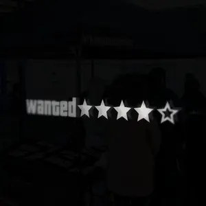 GTA Wanted - Adhesive Vinyl Decal