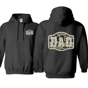 Camo Dad Hoodie – Military-Inspired Bold Design For Proud Fathers – Perfect Gift For Hunting Dads, Army Vets, Or Outdoor Lovers – Cool & Trendy Men's Sweatshirt