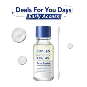 Dr.Leo Clear Pores & Rapid Pimple Relief Set: Salicylic Acne Buster Drying Lotion Plus 20ml