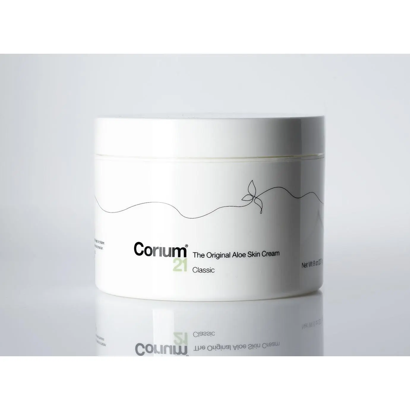 Corium 21 The Original Aloe Vera Face & Body Skin Cream Moisturizer for Dry & Sensitive Skin, 8 oz