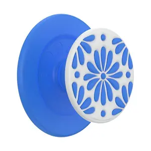 PopSockets Magnetic Phone Grip with MagSafe Magnetic Adapter Ring Included - Glazed Cobalt