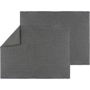 2-Packs 20" x 15" Microfiber Dish Drying Mat for Kitchen Counter-top, Dry Pad for Dishes, Flatware, Dinnerware, Glassware, Drinkware, Serveware, Plate, Tabletop Accessories, Machine Wash, Gray Coasters Tableware
