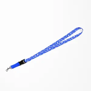 Monogram Lanyard | Blue |