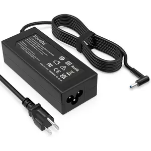 Laptop Charger 65W 45W  Blue Tip Power Adapter,Compatible with  Laptop Computer,Probook,Pavilion,Envy,and More Models