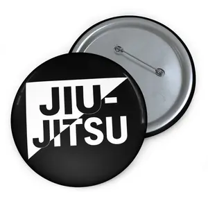 Custom Jiu-Jitsu Pin Buttons, Personalized Gym Badges, Martial Arts Gifts, Sport Team Accessories, BJJ Merch, Unique Training Pins