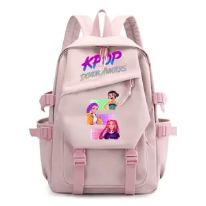 2026 New KPOP Witch Hunters Cartoon Print Backpack School Bag