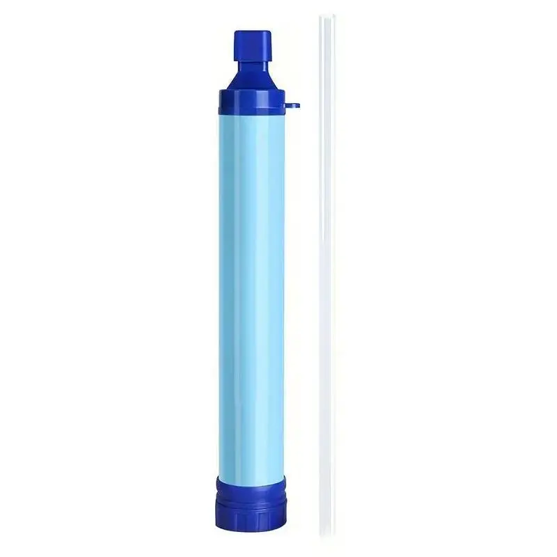 Outdoor Water Filter, Straw Water Filter, Portable Water Filter, Emergency Survival Water Purifier for Prepper Emergency Equipment Camping Supplies Hiking Camping