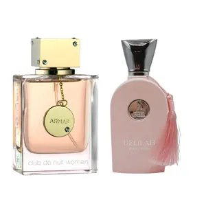 (2pc Bundle Pack) Armaf Club De Nuit Women 3.6oz + Maison Alhambra Delilah Women 3.4oz Perfume Spray EDP