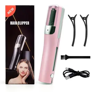 Automatic Electric Hair Clipper, Multifunctional Type-c Rechargeable Hair Split End Clipper, Portable Wireless Trimmer, Hair Care Tool, Rechargeable Cordless Clippers