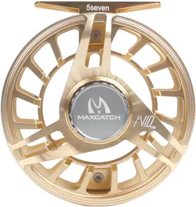 Maxcatch AVID PRO Fly Fishing Reel with CNC-machined Aluminum Body Super Large Arbor Design-3/5, 5/7, 7/9, 9/11 Weights