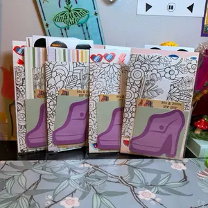 Mystery scrap bundle (purple shoe)