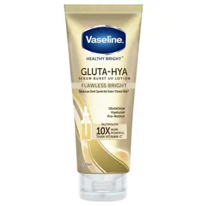 VaselineDay Healthy Bright : Gluta-Hya -Serum Burst UV Lotion - Day Time use 330ml- Flawless Bright : Reduces Dark Spots for Even - Toned Skin Skin Care Body Care