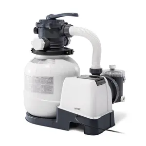 Intex 26645EG 2100 GPH Above Ground Pool Sand Filter Pump with Automatic Timer