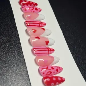 Valentine’s Day Gel Press On Nails
