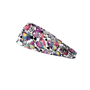 RAVEbandz The Pro - Wide Stretch Headband (Cosmic Love)
