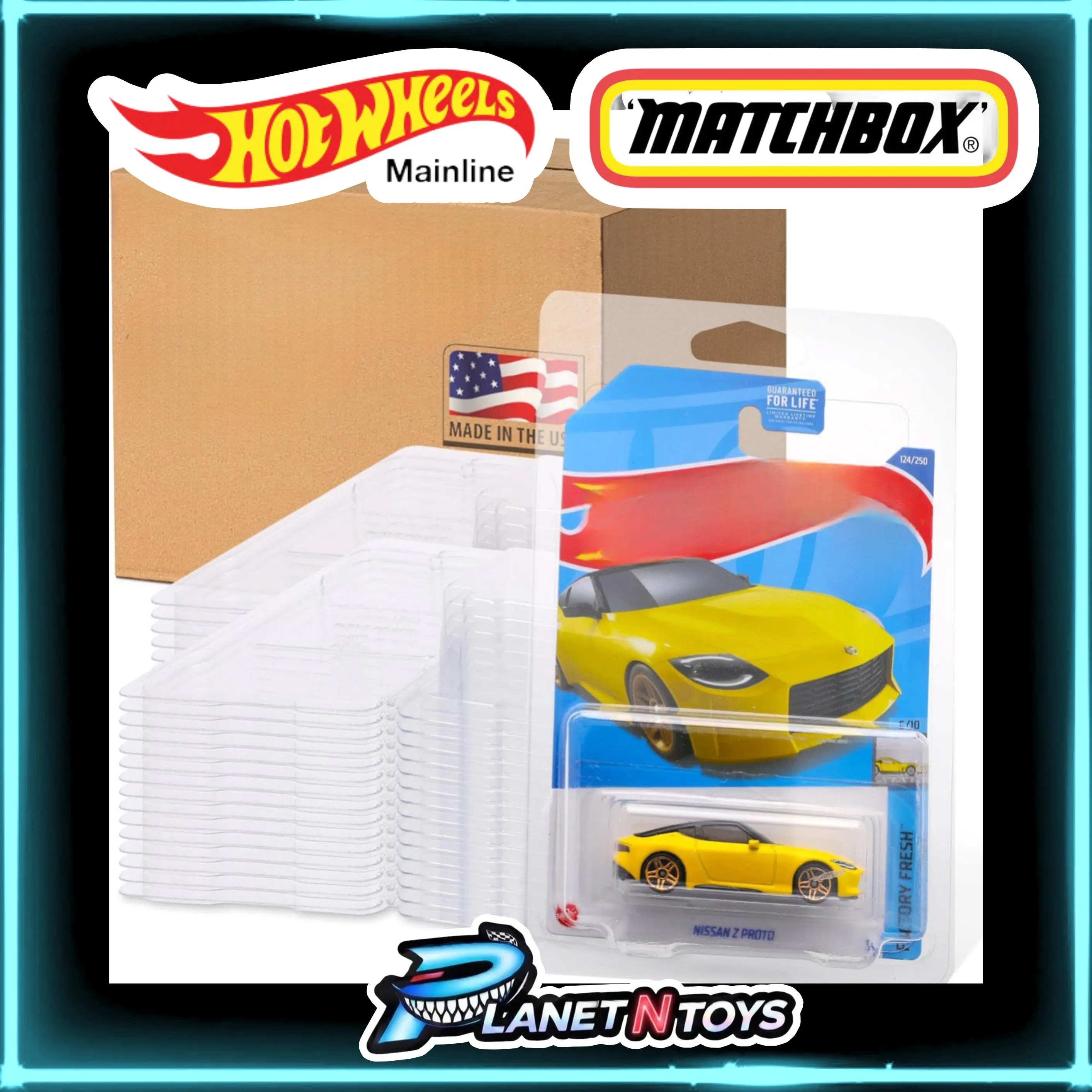 1pc Sterling Protector Case for Diecast Regular/Mainline Size to cover and preserve your collection