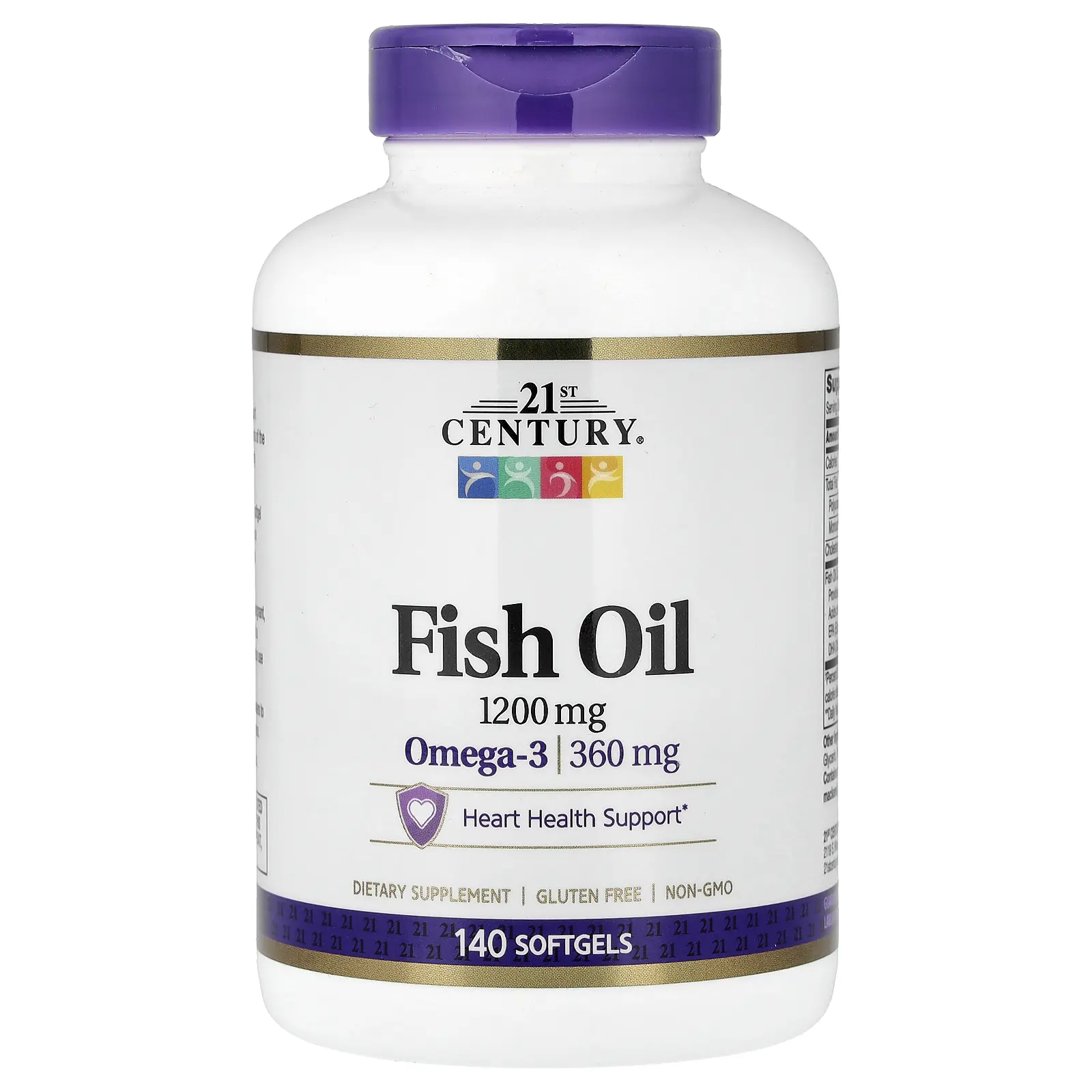 21st Century Fish Oil, 1,200 mg, 140 Softgels