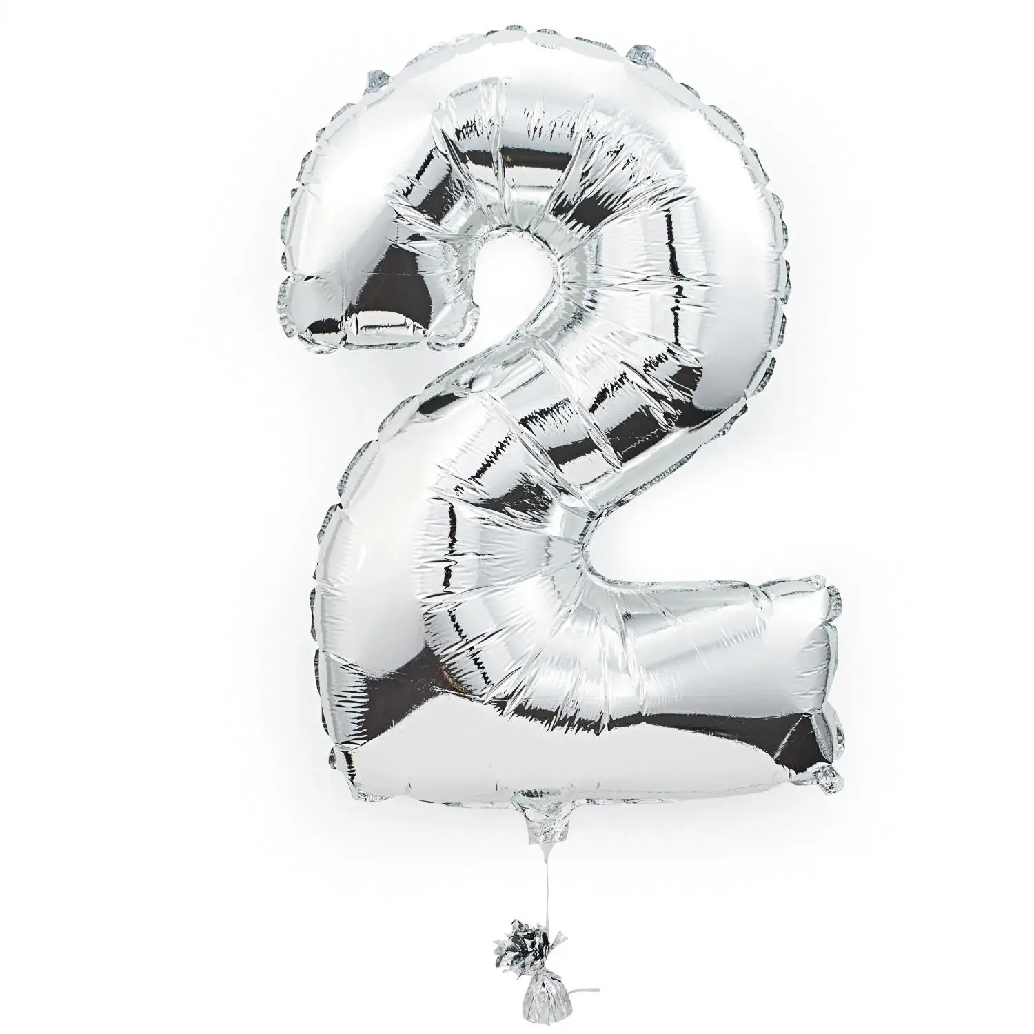 2-Shaped Number 34" Mylar Balloon