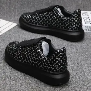 High quality men's sports shoes without shoelaces, women's white shoes, closed sports shoes