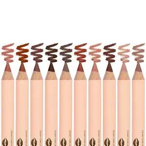 Glamlux Bundle Latina Makeup Matte NUDE Neutrals Chocolates Browns Lip Liner Set of 10 Creamy Long Lasting Nude Lip Combo Collection Clean Girl Aesthetic