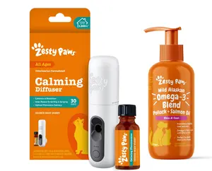 Bloom & Purr Cat Wellness Bundle (Alaskan Salmon Oil 8.5 oz + Cat Diffuser Starter Kit)