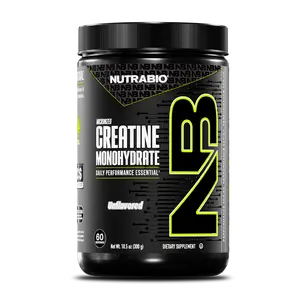 NutraBio Micronized Creatine Monohydrate Powder 150g, 300g, 500g, 1000g | Flavored and Unflavored | Non-Gmo, Gluten Free, Vegetarian, Kosher, Halal