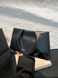 New Spring Summer Fashion Solid Color Clutch Bag, Woven Cloud Purse, Casual Envelope Bag, Makeup Bag, Travel Accessories, Daily Use Purse, Minimalist Purse