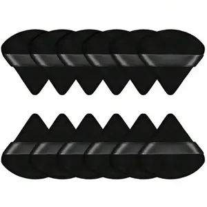 12 Pieces Powder Puff Face Soft Triangle Makeup Puff for Loose Powder Body Powder, Makeup Blender Sponge Foundation Blending Sponges Set Beauty Makeup Tools